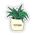 "Pothead" Sticker